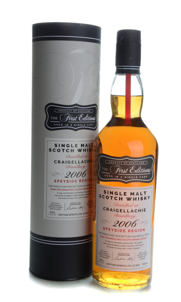 Hunter Laing First Editions Craigellachie 2006 14Y  53°